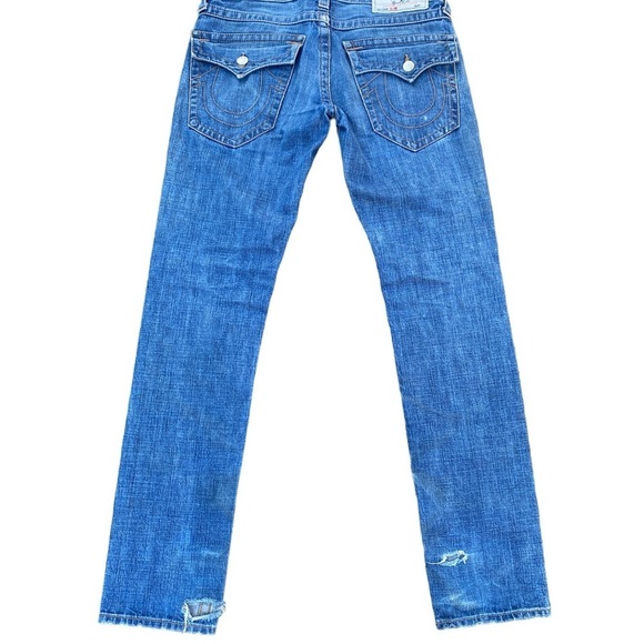 Vintage True Religion Jeans Size 29 SLIM Blue - Picture 6 of 9